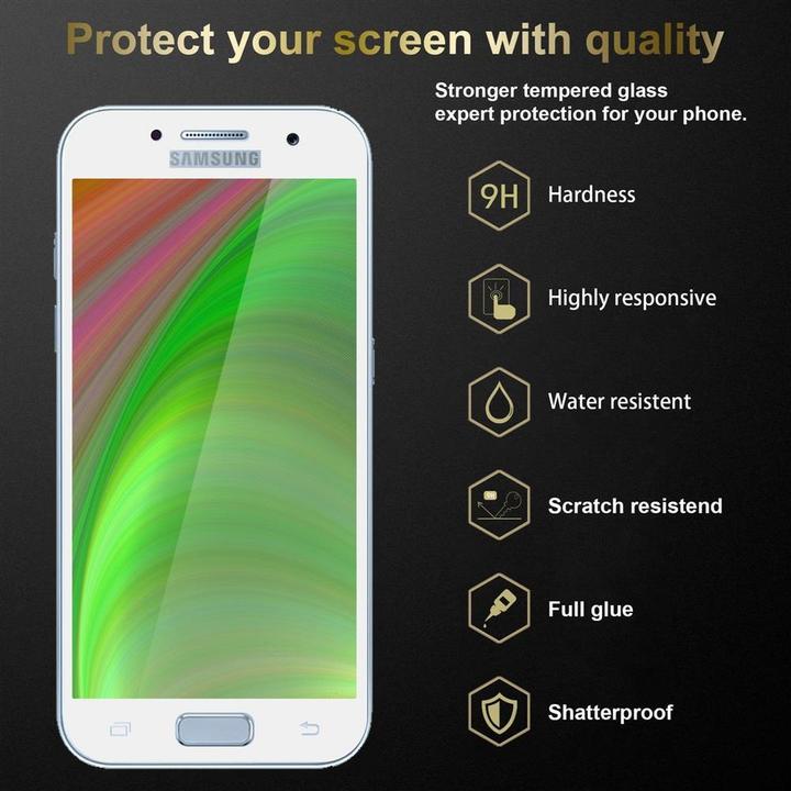 Immagine prodotto Cadorabo Vetro di protezione del display a schermo intero (3 Pezzo/i, Samsung Galaxy A3 (2017))