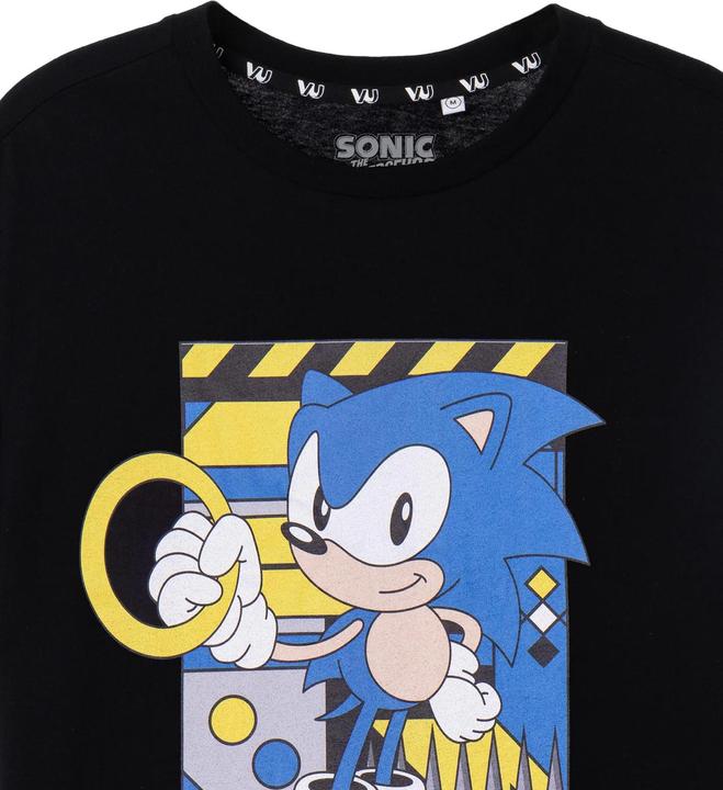 Immagine prodotto Sonic The Hedgehog Classic Maglietta Anelli Uomo (XL)