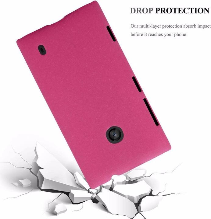 Actual product image Cadorabo Hard Cover Frosty Cover (Nokia Lumia 520, Nokia Lumia 521)