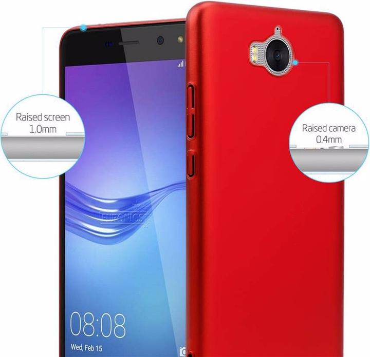 Image du produit Cadorabo Hard Cover Couverture métallique mate (Huawei Y6 (2017))