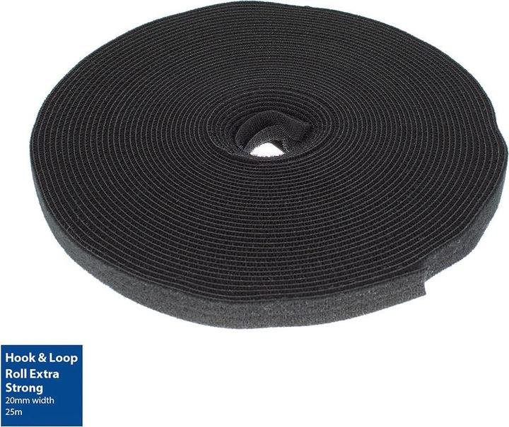 Actual product image Hook & Loop extra strong 20mm, 25m (24 mm)