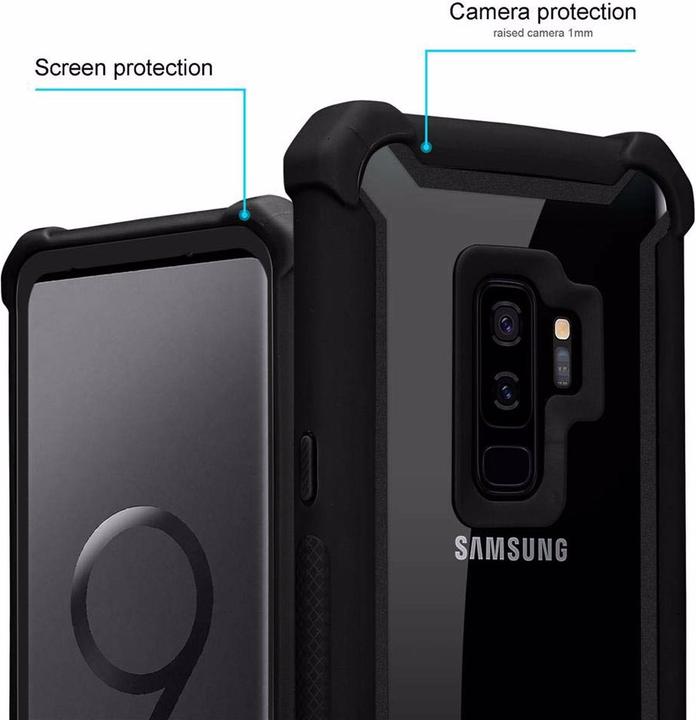 Actual product image Cadorabo Hybrid 2-in-1 Acrylic Cover (Samsung Galaxy S9+)