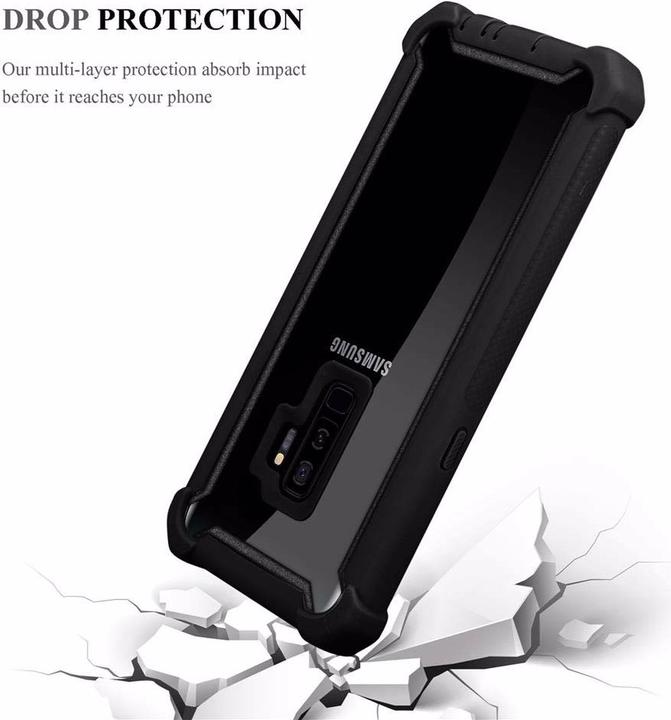Actual product image Cadorabo Hybrid 2-in-1 Acrylic Cover (Samsung Galaxy S9+)