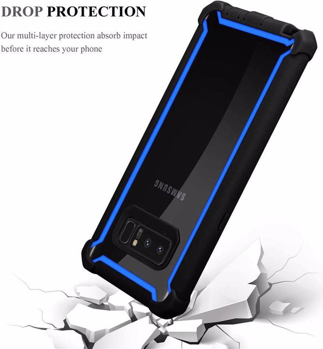 Actual product image Cadorabo Hybrid 2-in-1 Acrylic Cover (Samsung Galaxy Note 8)