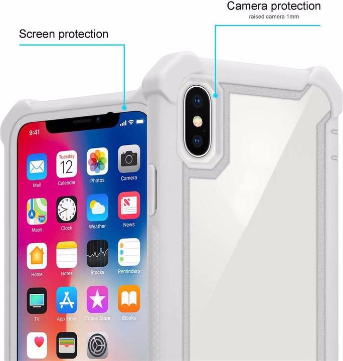 Image du produit Cadorabo Couverture acrylique hybride 2 en 1 (Apple iPhone XS Max)