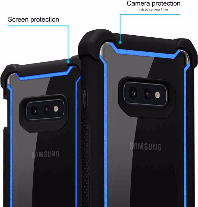 Actual product image Cadorabo Hybrid 2-in-1 Acrylic Cover (Samsung Galaxy S10e)