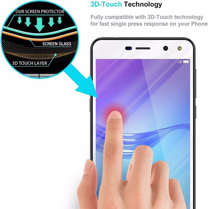 Immagine prodotto Cadorabo Vetro di protezione del display a schermo intero (1 Pezzo/i, Huawei Y5 (2017), Huawei Y6 (2017))
