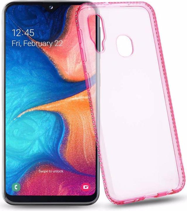 Actual product image Cadorabo TPU Ultra Slim Rhinestone Cover (Samsung Galaxy A20e)