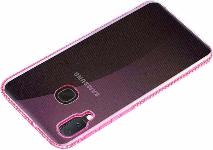 Actual product image Cadorabo TPU Ultra Slim Rhinestone Cover (Samsung Galaxy A20e)