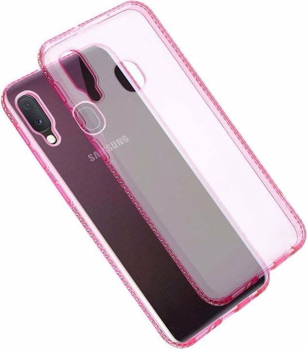 Actual product image Cadorabo TPU Ultra Slim Rhinestone Cover (Samsung Galaxy A20e)