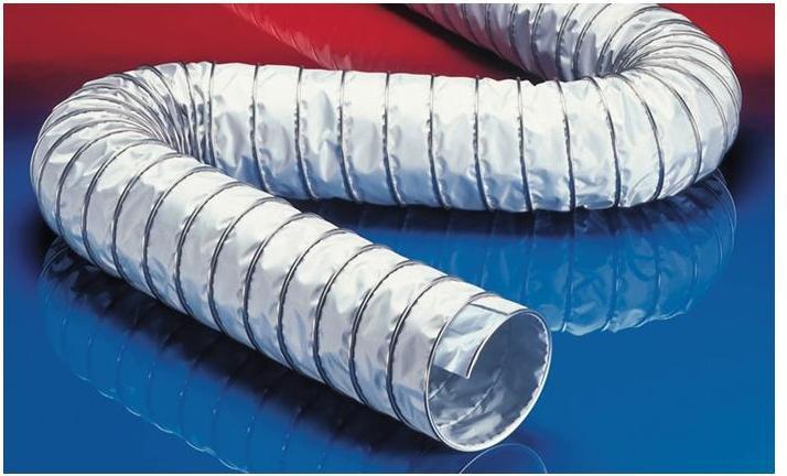 Actual product image Norres Suction and blower hose CP PTFE GLASS-INOX 471 300 mm 312.00 mm 3 m