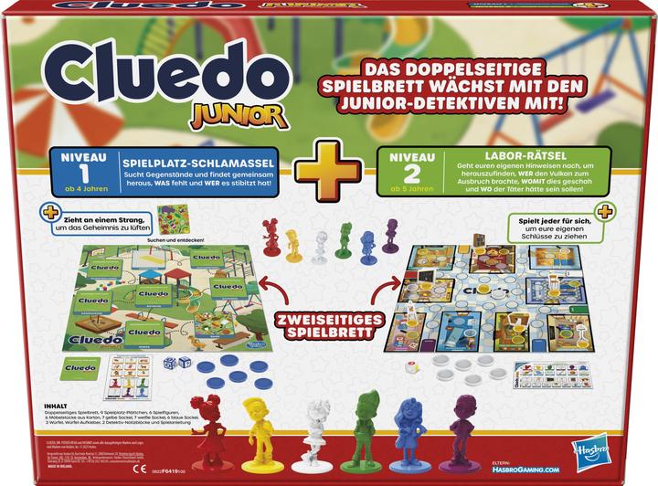 Actual product image Hasbro Gaming Cluedo Junior (German)