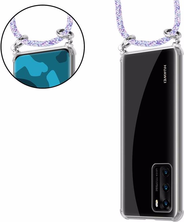 Produktbild Cadorabo TPU Handy Kette SILBER Cover