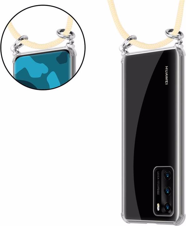 Produktbild Cadorabo TPU Handy Kette SILBER Cover