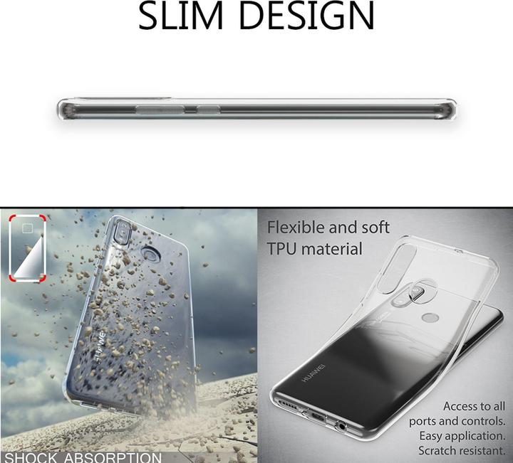 Immagine prodotto Nalia Manicotto in silicone trasparente (Huawei P30 Lite)