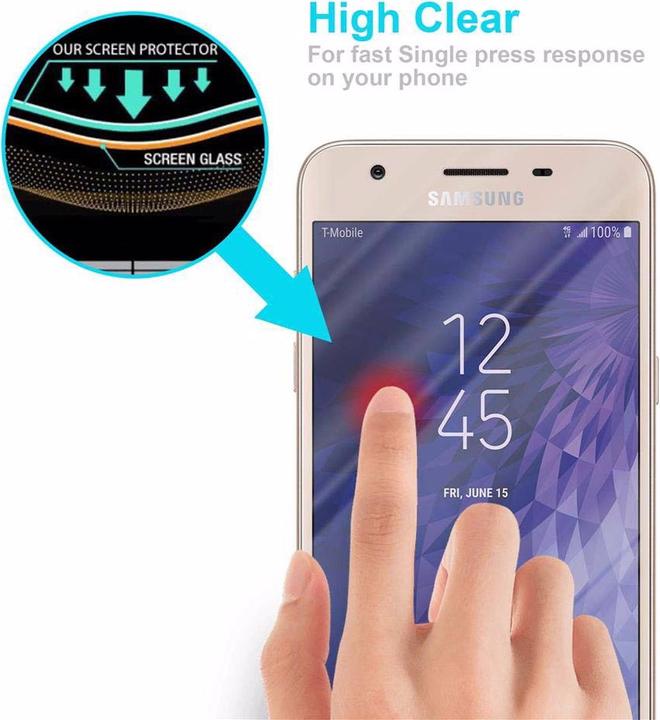 Image du produit Cadorabo Verre de protection d'écran (1 pièce(s), Samsung Galaxy J3 (2018))