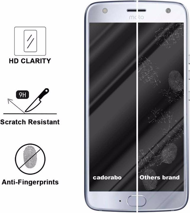 Actual product image Cadorabo Display protection glass (1 Piece, Motorola Moto X4)