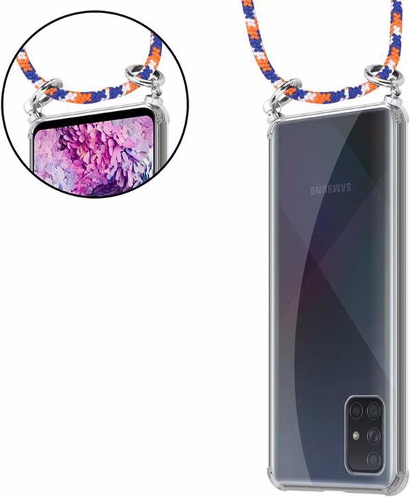 Produktbild Cadorabo TPU Handy Kette SILBER Cover