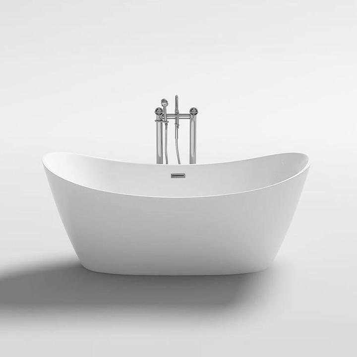 Actual product image Home Deluxe Freestanding bath tub RAVO without tap - 170x80x72cm (80 cm, 170 cm)