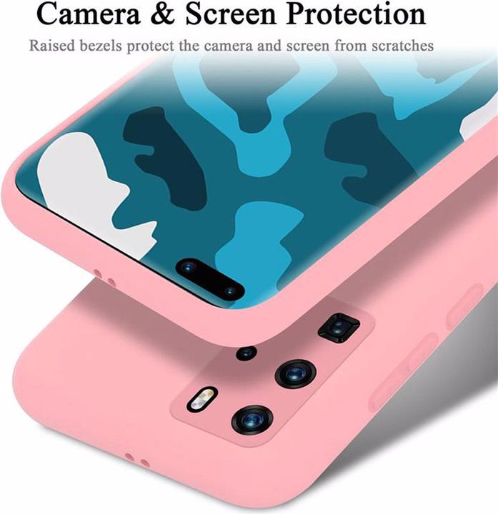 Immagine prodotto Cadorabo Copertura della cassa del silicone liquido TPU (Huawei P40 Pro+)