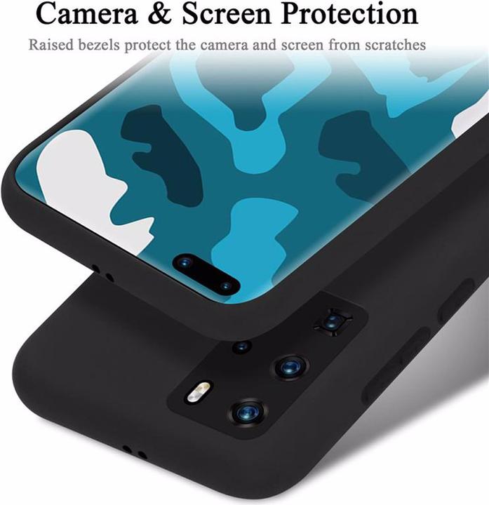 Immagine prodotto Cadorabo Copertura della cassa del silicone liquido TPU (Huawei P40 Pro+)