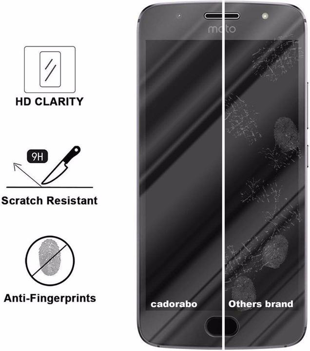 Actual product image Cadorabo Display protection glass (1 Piece, Motorola Moto G5S Plus)
