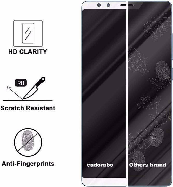 Actual product image Cadorabo Full screen display protection glass (1 Piece, ZTE Nubia Z17S)