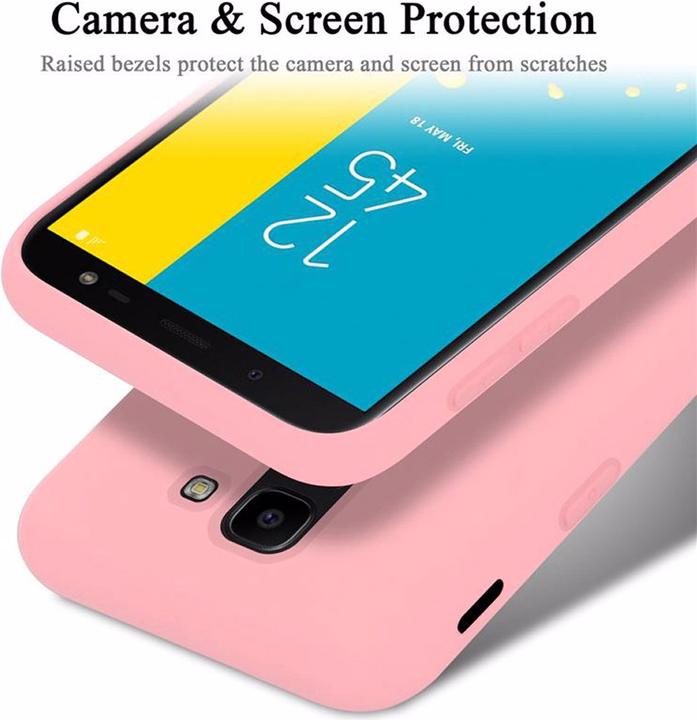 Immagine prodotto Cadorabo Copertura della cassa del silicone liquido TPU (Samsung Galaxy J6 (2018))