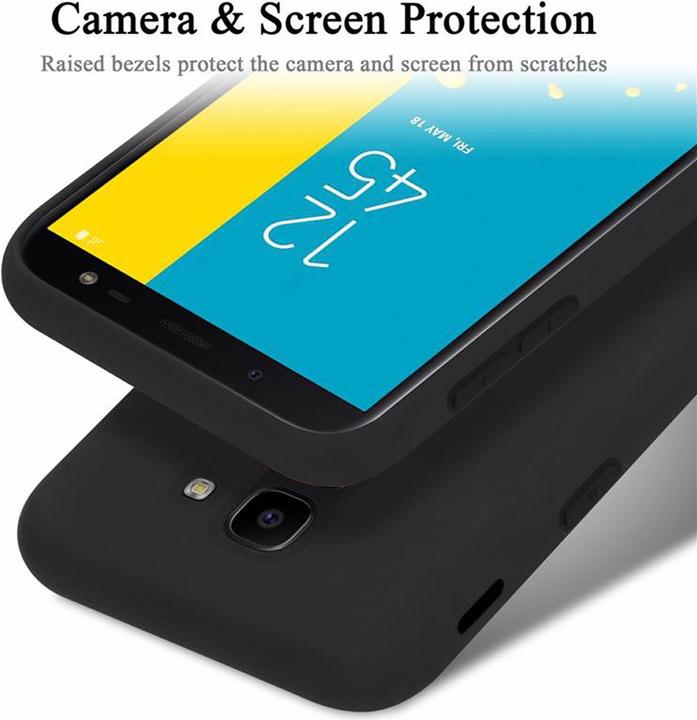 Actual product image Cadorabo TPU Liquid Silicone Case Cover (Samsung Galaxy J6 (2018))