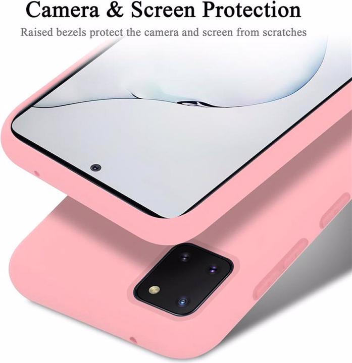 Immagine prodotto Cadorabo Copertura della cassa del silicone liquido TPU (Samsung Galaxy A81)