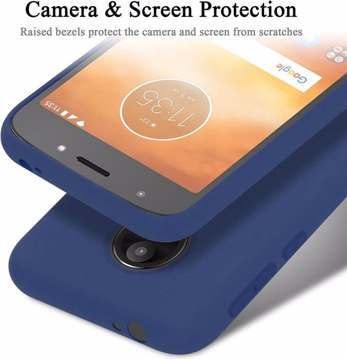 Immagine prodotto Cadorabo Copertura della cassa del silicone liquido TPU (Motorola Moto E5 Play Go)