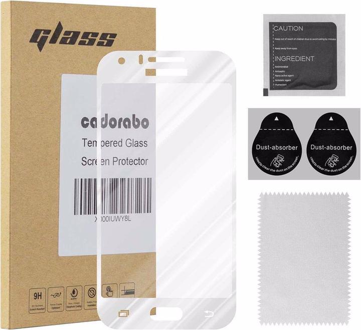 Actual product image Cadorabo Full screen display protection glass (1 Piece, Samsung Galaxy J1)
