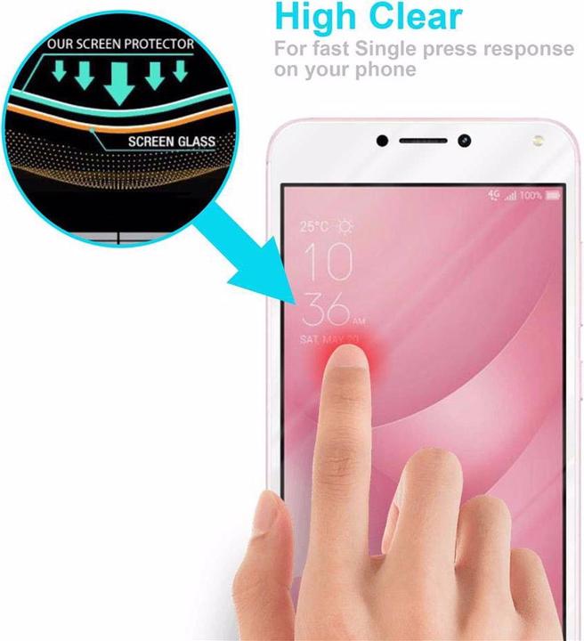 Produktbild Cadorabo Vollbild Displayschutzglas (1 Stück, Asus Zenfone 4 Max)