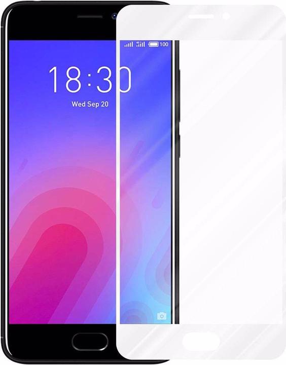 Actual product image Cadorabo Full screen display protection glass (1 Piece, Meizu M6)