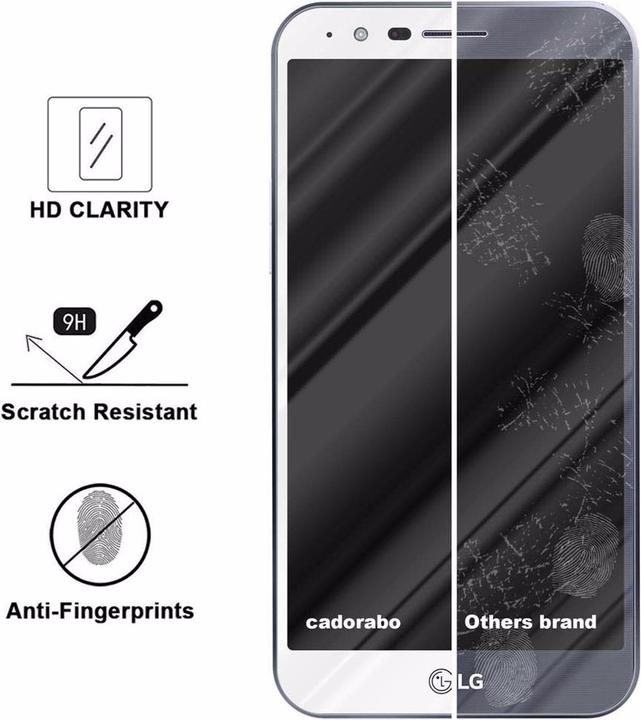 Actual product image Cadorabo Full screen display protection glass (1 Piece, LG Stylo 3)