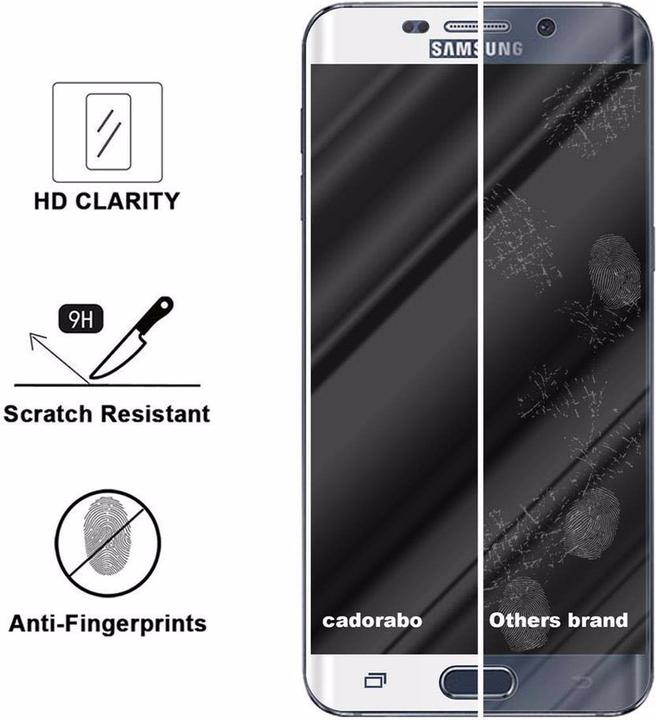 Immagine prodotto Cadorabo Vetro di protezione del display a schermo intero (1 Pezzo/i, Samsung Galaxy S6 Edge)