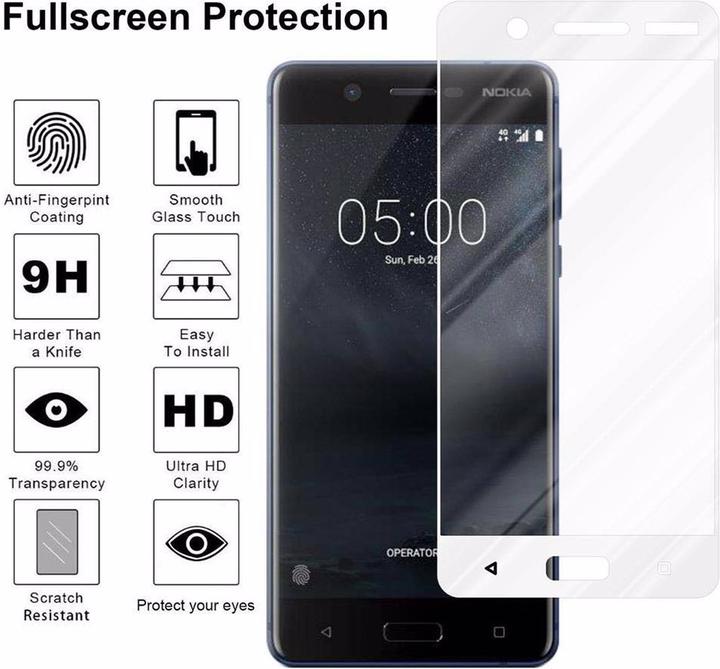Produktbild Cadorabo Vollbild Displayschutzglas (1 Stück, Huawei Y5 (2017))