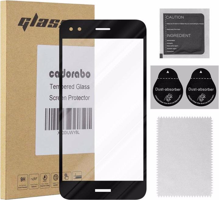 Actual product image Cadorabo Full screen display protection glass (1 Piece, Huawei Enjoy 7)