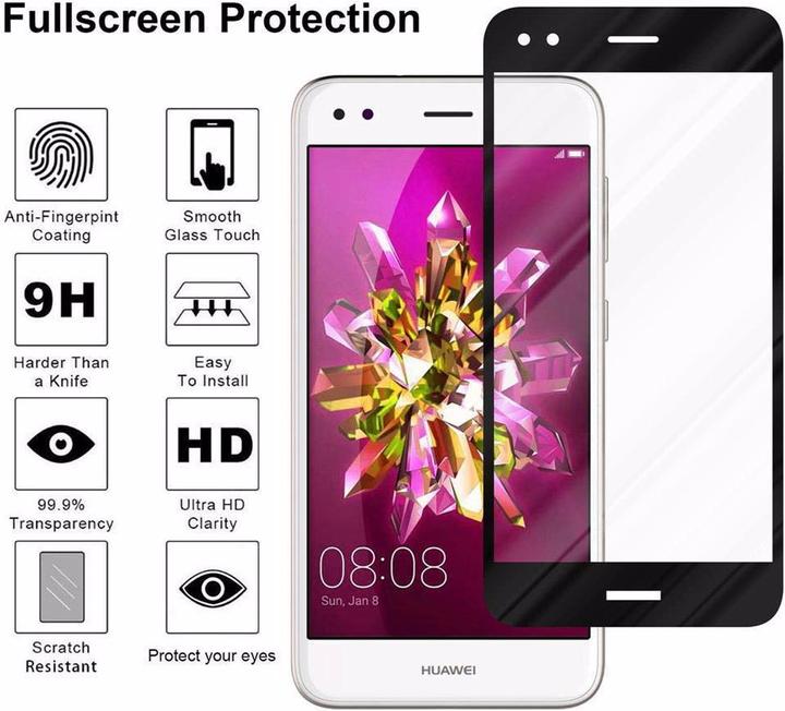 Actual product image Cadorabo Full screen display protection glass (1 Piece, Huawei Enjoy 7)