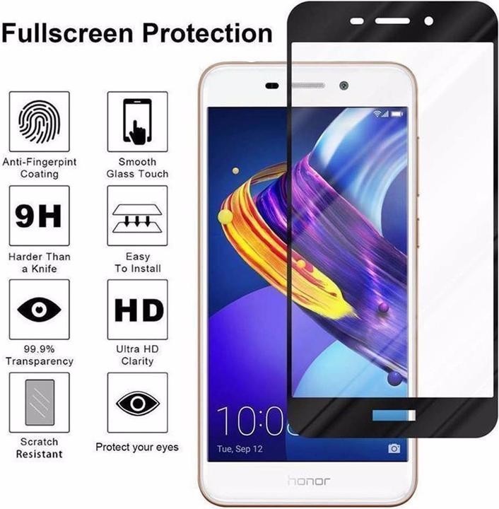 Actual product image Cadorabo Full screen display protection glass (1 Piece, Honor 6C Pro)