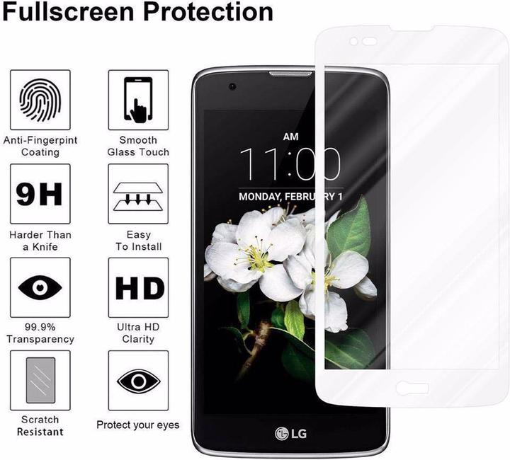 Immagine prodotto Cadorabo Vetro di protezione del display a schermo intero (1 Pezzo/i, LG K8)