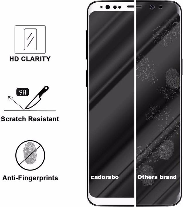 Immagine prodotto Cadorabo Vetro di protezione del display a schermo intero (1 Pezzo/i, Samsung Galaxy S9+)