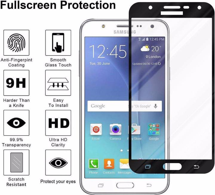 Produktbild Cadorabo Vollbild Displayschutzglas (1 Stück, Samsung Galaxy A7)