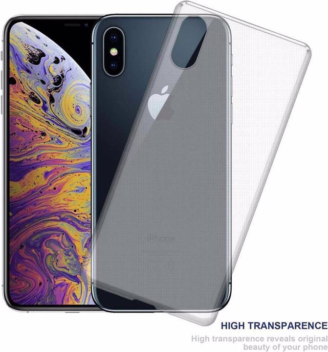 Actual product image Cadorabo TPU Ultra Slim AIR Cover (Apple iPhone XS Max)