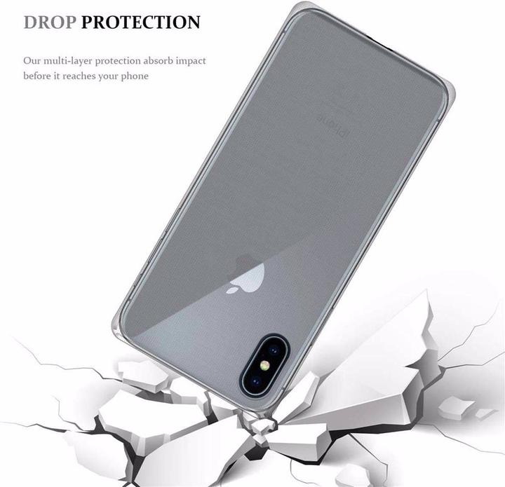 Actual product image Cadorabo TPU Ultra Slim AIR Cover (Apple iPhone XS Max)