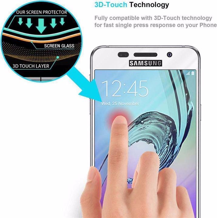 Immagine prodotto Cadorabo Vetro di protezione del display a schermo intero (1 Pezzo/i, Samsung Galaxy A7 (2016))