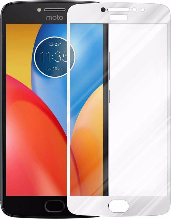Actual product image Cadorabo Full screen display protection glass (1 Piece, Motorola Moto E4)