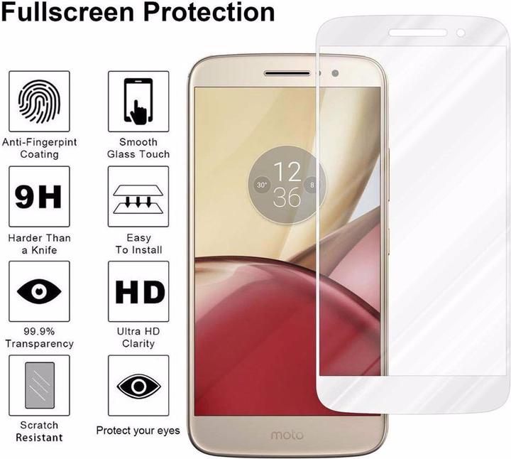 Produktbild Cadorabo Vollbild Displayschutzglas (1 Stück, Motorola Moto M)