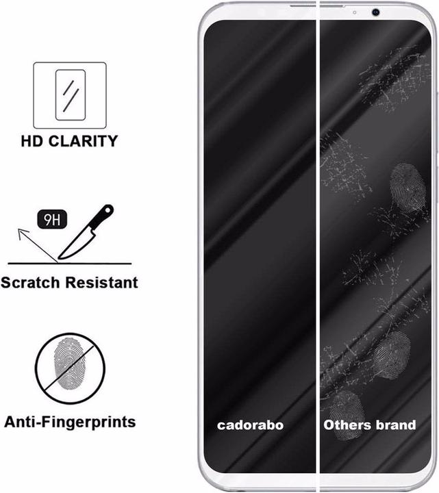 Actual product image Cadorabo Full screen display protection glass (1 Piece, Meizu 16th)