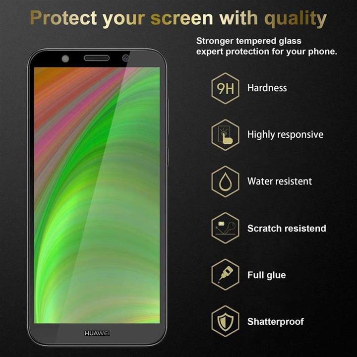 Actual product image Cadorabo Full screen display protection glass (1 Piece, Huawei Y5 (2018))